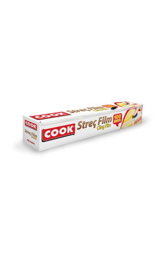 COOK STREÇ FİLM 100 MTKESME BIÇAK HEDİYELİ         nin resmi