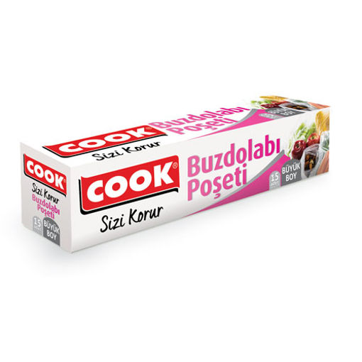 COOK B.DOLABI POŞET BÜYÜK 15 Lİ (30X45) nin resmi