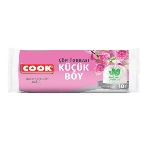 COOK ÇÖP TORBASI KÜÇÜK BAHAR 30LU(40X47) nin resmi