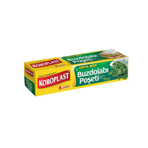 KOROPLAST BUZDOLABI POŞETI ORTA 20 LI nin resmi