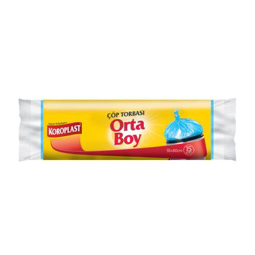 KOROPLAST ÇÖP TORBASI GUCLU ORTA 15 LI nin resmi