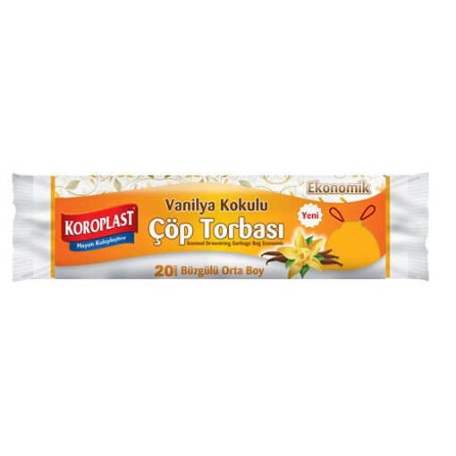 KOROPLAST ÇÖP TORBASI BÜZ.ORTA VANİLYALI 15 L nin resmi