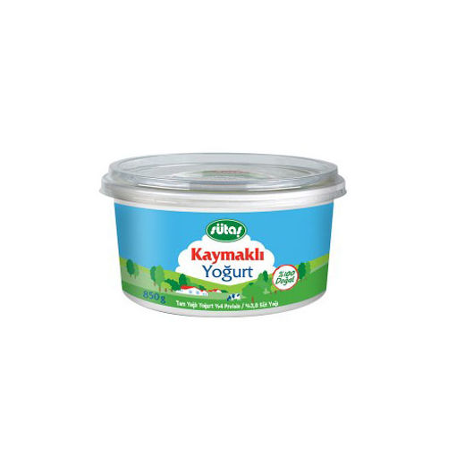SUTAS YOGURT 850 GR KAYMAKLI nin resmi