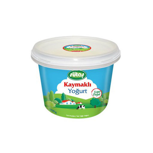SUTAS YOGURT 1750 GR KAYMAKLI nin resmi