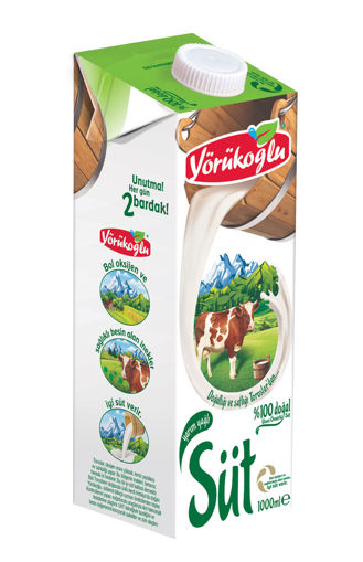 YORUKOGLU 1 LT SUT Y.YAGLI UHT nin resmi