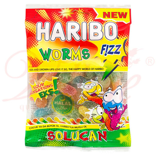 HARIBO FIZZ EKSILI SOLUCAN 70 GR nin resmi