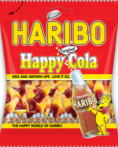 HARIBO JELLY HAPPY COLA BAG 80 GR nin resmi