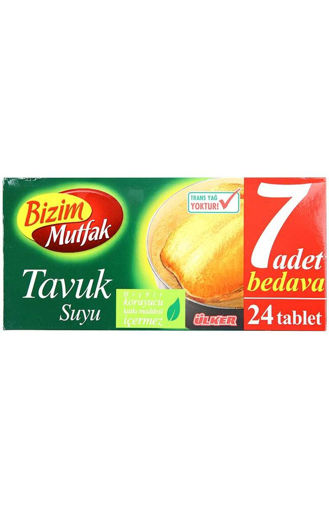 BIZIM BULYON TAVUK 240GR 24 LU nin resmi