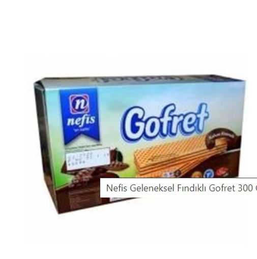 DEL.NEFIS GOFRET FINDIKLI 300  GR nin resmi