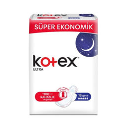 KOTEX ULTRA 4 LU GECE 16LI