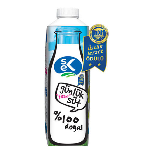 SEK SUT YENI NESIL GUNLUK 1000 ML nin resmi