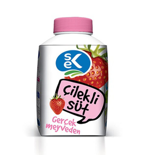 SEK SUT GUNLUK 200ML AROMALI  CILEKLI nin resmi