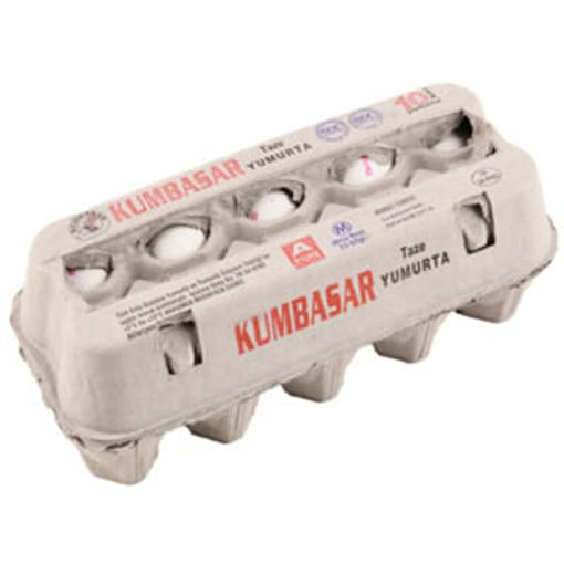 KUMBASAR 10 LU YUMURTA M BOY (53-62 GR) nin resmi