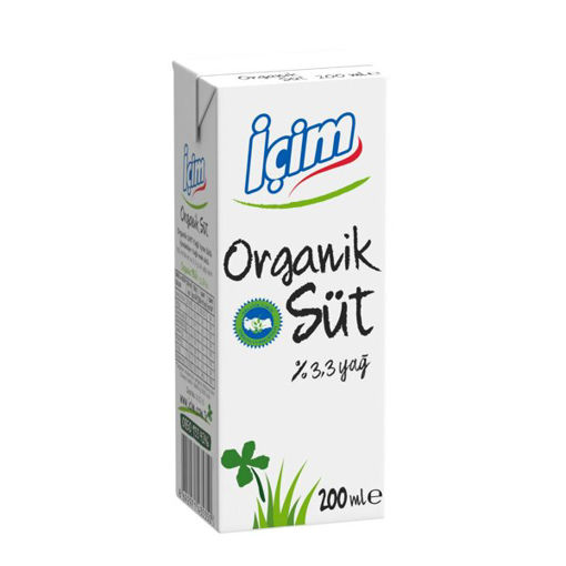 ICIM ORGANIK SUT 200 ML nin resmi
