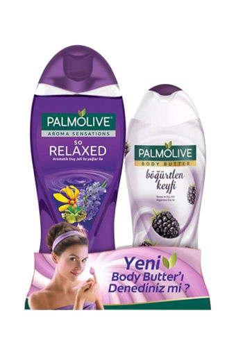 PALMOLIVE DUS JELI ANTI STRES  500+250MLBODY BUTTE nin resmi