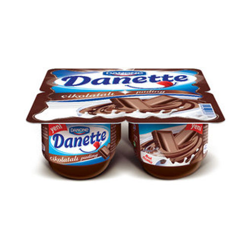 DANETTE 4X100 GR CIKOLATALI nin resmi