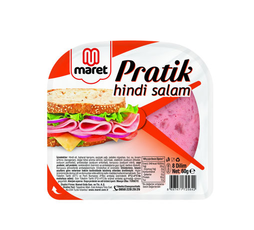 MARET  PRATİK SERİ HİNDİ SALAM 60 GR nin resmi