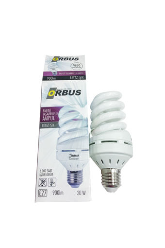 ORBUS ENERJI TASARRUFLU AMPUL 20W nin resmi