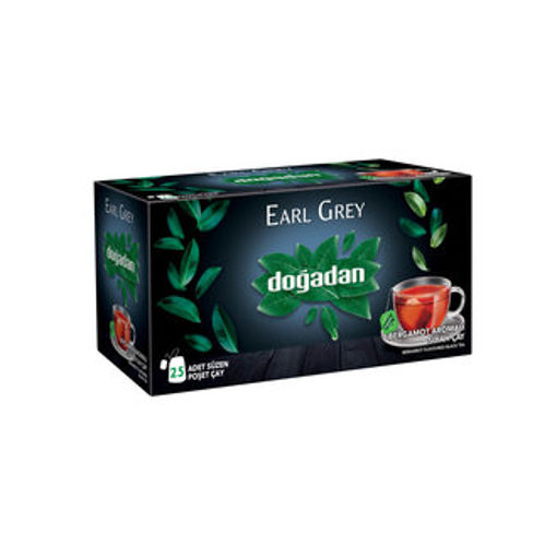 DOGADAN EARL GREY 25 LI BARDAK POSET CAY nin resmi