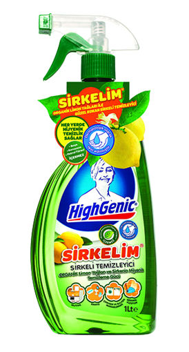 HIGHGENİC 1000 ML SİRKELİ TEMİZ-ORGANİK LİMON nin resmi