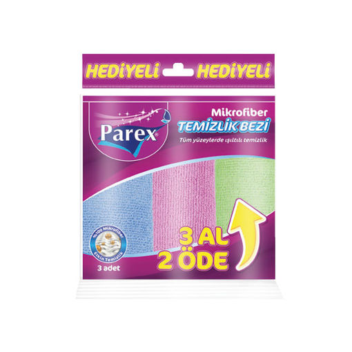 PAREX MIKROFIBER 3AL 2ODE TEMIZLIK BEZI nin resmi