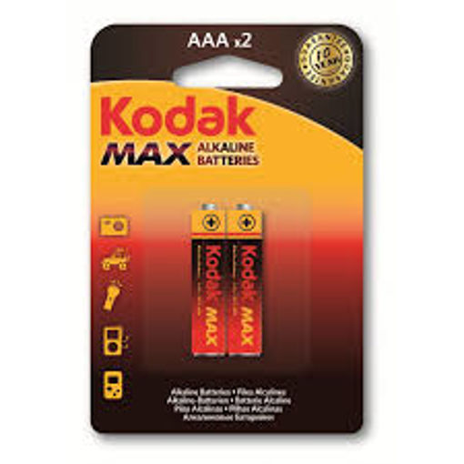 KODAK PIL INCE KALEM ALKALIN 2LI AAA nin resmi