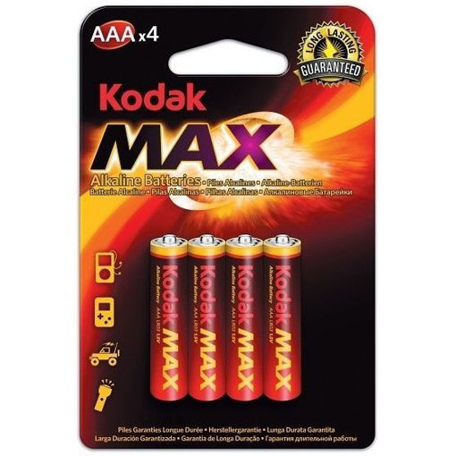KODAK PIL ULTRA PREMIUM İNCE 4LU KALEM ALKALIN AAA nin resmi