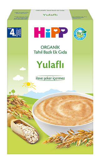 DEL.HIPP ORGANIK 200 GR YULAFLI EK GIDA nin resmi