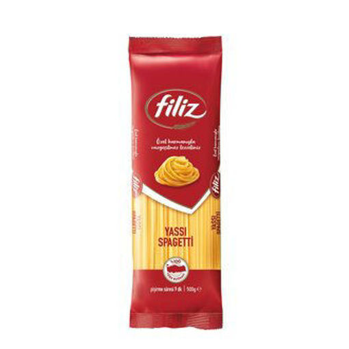 FILIZ MAKARNA 500 GR YASSI SPAGETTI nin resmi