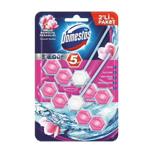 DOMESTOS WC BLOK 5LI GUC 50 GR MANOLYA nin resmi