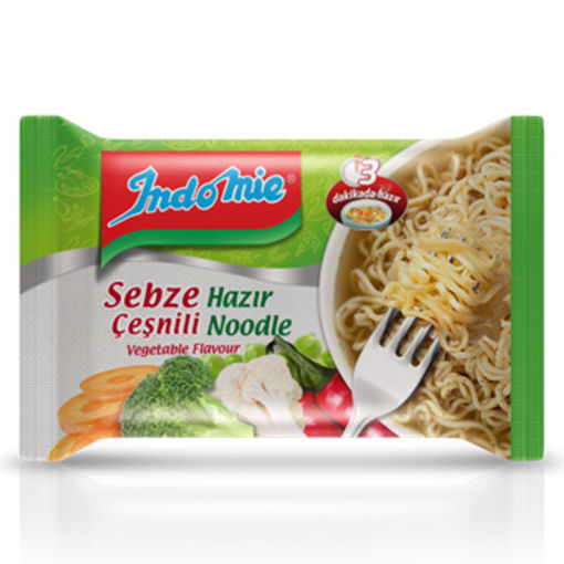 INDOMIE 75 GR PAK.SEBZELI NOODLE nin resmi