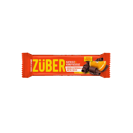 ZUBER KAKAOLU PORTAKALLI 40 GR nin resmi