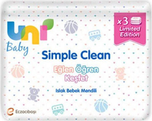 UNI BABY AKTIF  ISLAK HAVLU 3X52 nin resmi