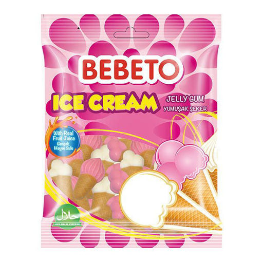 BEBETO ICE CREAM YUMUSAK SEKER 80 GR nin resmi