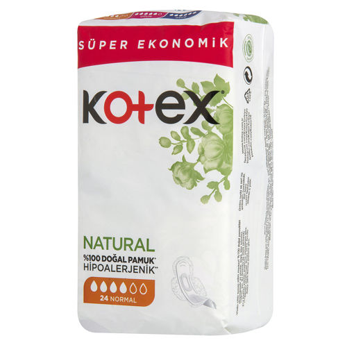 DEL.KOTEX NATURAL 20 LI ULTRA SÜPER NORMAL nin resmi