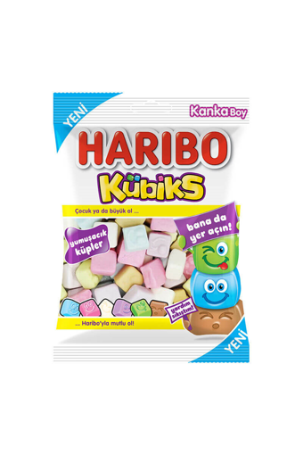 HARIBO KUBIKS 80 GR nin resmi