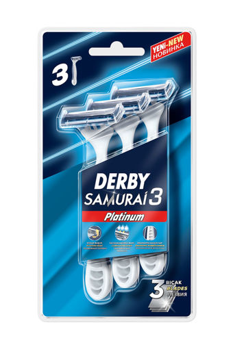 DERBY SAMURAI 3 PLATINUM BLISTER 3 LU nin resmi