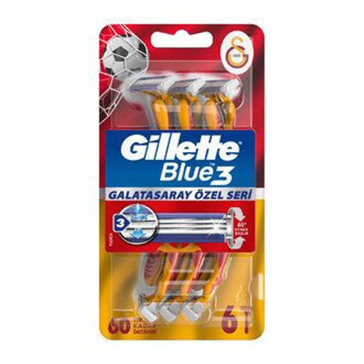 GILLETTE BLUE3 TRAS BICAGI 6 LI GALATASARAY nin resmi