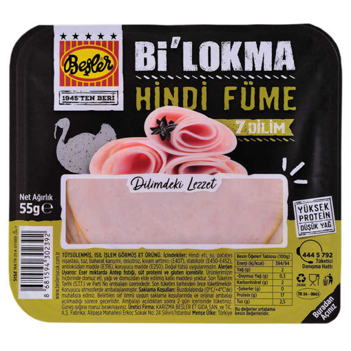 BESLER BI LOKMA  HINDI FUME 55 GR nin resmi
