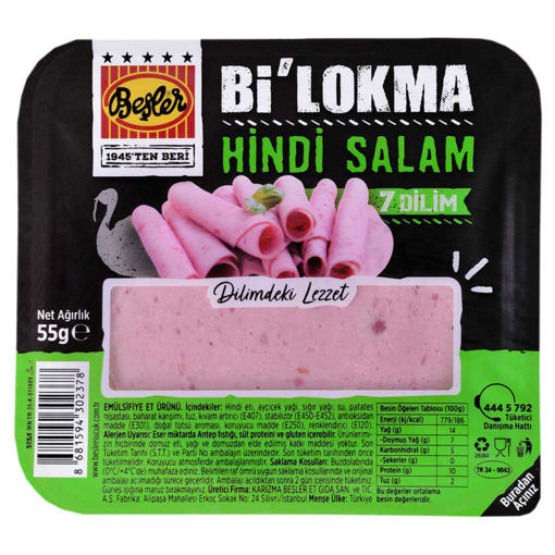 DEL BESLER BI LOKMA HINDI SALAM 55 GR nin resmi
