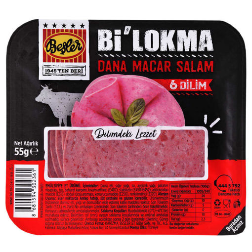 DEL BESLER BI LOKMA MACAR SALAM 55 GR nin resmi