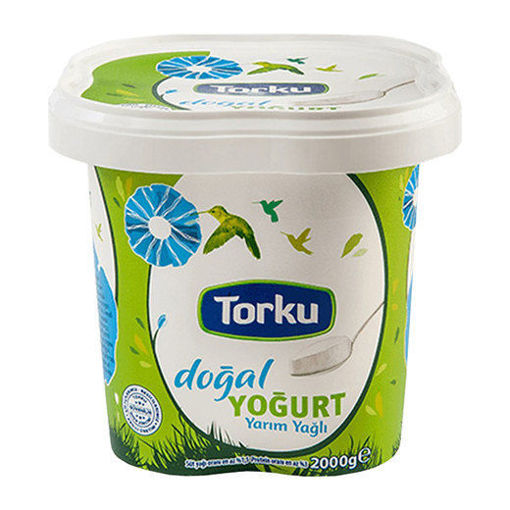 TORKU YOGURT YARIM YAGLI  2000 GR nin resmi