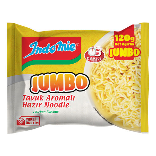 INDOMIE 120 GR JUMBO TAVUK AROMALI nin resmi