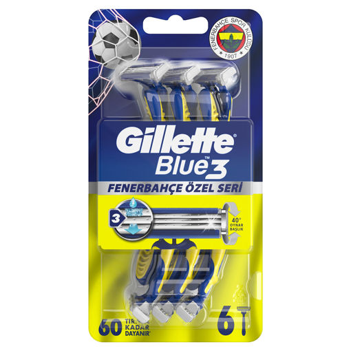 GILLETTE BLUE3 TRAS BICAGI 6 LI FENERBAHCE nin resmi