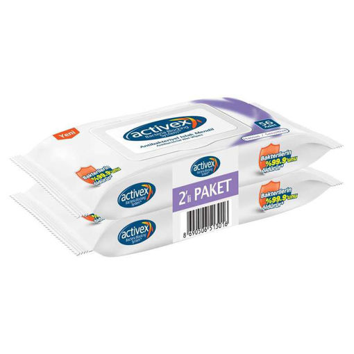 DEL.ACTIVEX  ANTIBAKTERIYEL  ISLAK  HAVLU  2X56 LI nin resmi