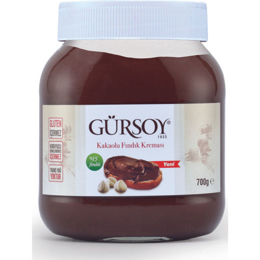 GURSOY KAKAO FINDIK KREMA 700 GR nin resmi