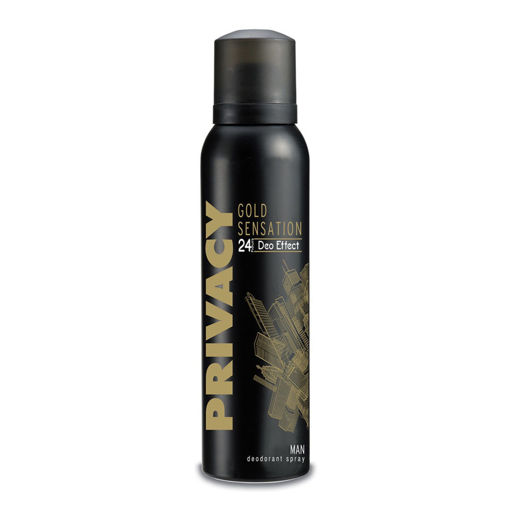 PRIVACY DEODORANT 150 ML GOLD MEN nin resmi