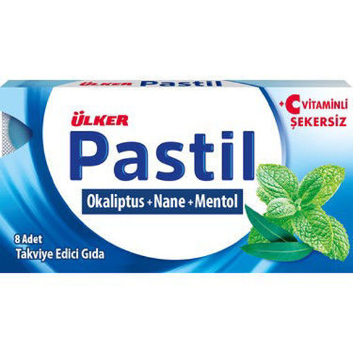 DEL.ULKER 22 GR PASTIL OKALIPTUS NANE MENTOL nin resmi