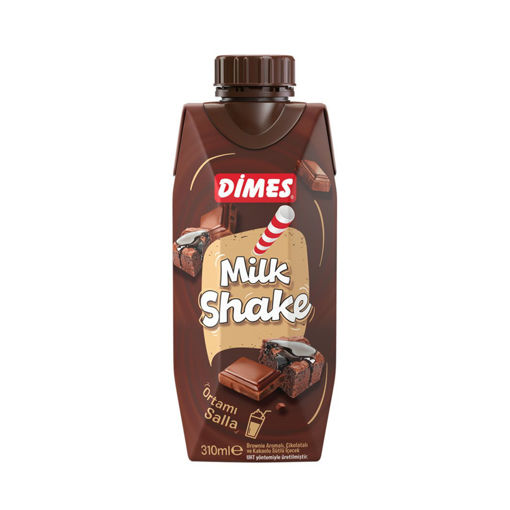 DIMES MILKSHAKE 310 ML BROWNIELI&CIKOLATALI nin resmi