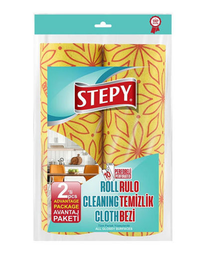 DEL.STEPY RULO TEMIZLIK BEZI RENKLI 2 LI nin resmi